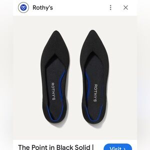 Rothy's Women's Black and Blue Loafers